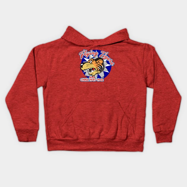 Flying Tigers Kids Hoodie by MBK